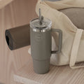 AYA&IDA Thermo Cup with Straw - Cream Beige (885 ml)