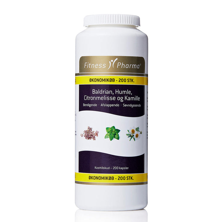 Fitness Pharma Rohtovirmajuuri/Humala/Lemon/Kamille LUOMU (200 kpl)