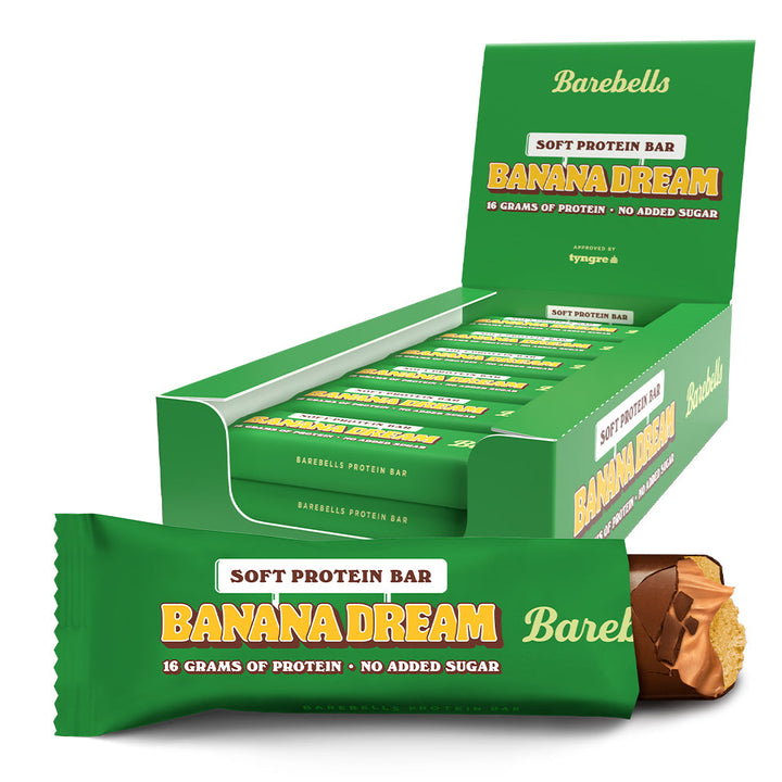 Barebells Soft-proteiinipatukka - Banana Dream (12 x 55 g)