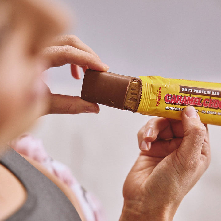 Barebells Soft-proteiinipatukka (55 g) - Caramel Choco