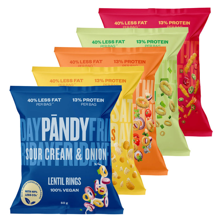 PANDY Chips - Mix & Match (6 x 50 g)