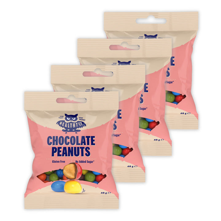 HealthyCo - Chocolate Peanuts (6 x 40 g)