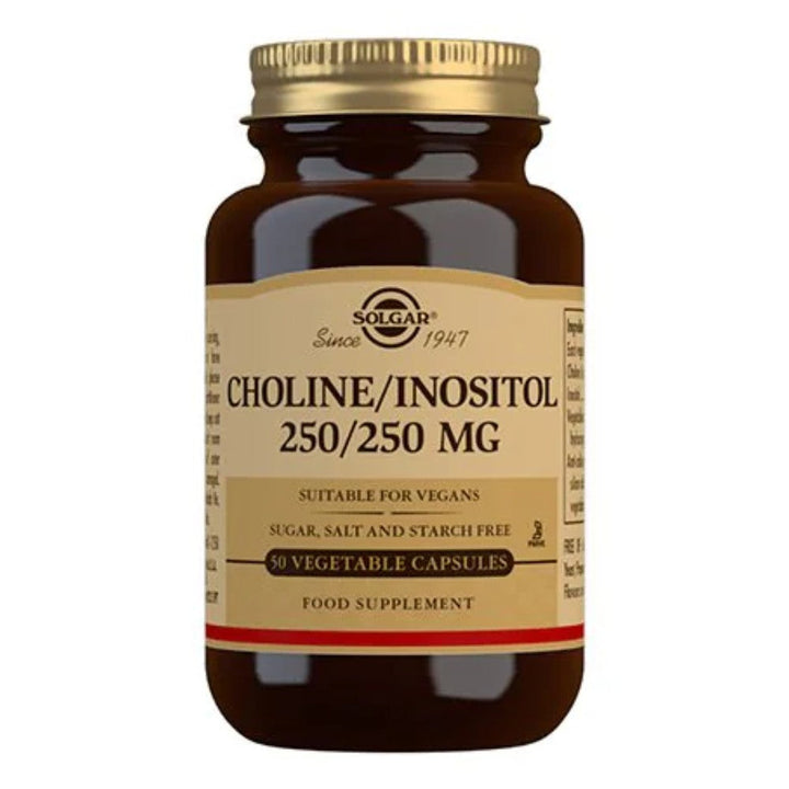 Solgar Choline/Inositol 250/250 mg (50 kapselia)