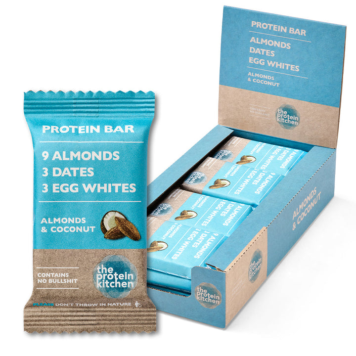 The Protein Kitchen Bar - Almonds & Coconut (12 x 50 g)
