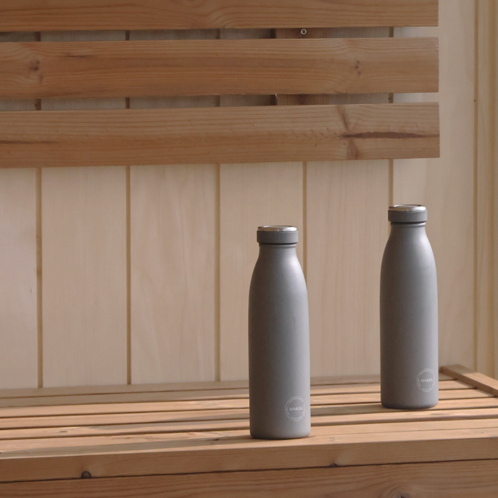 AYA&IDA Drikkeflaske - Cool Grey (750 ml)