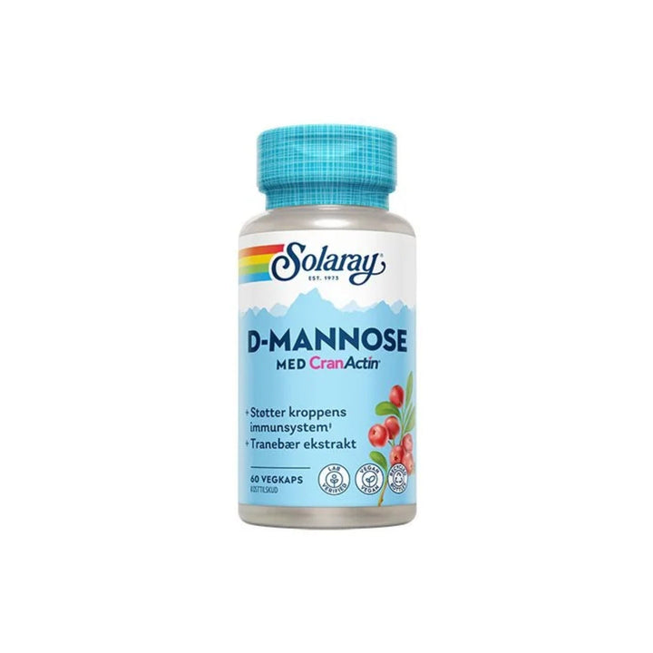 Solaray D-Mannose + CranActin (60 kapselia)