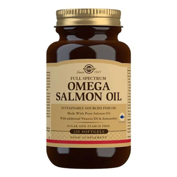 Solgar Full Spectrum Omega Salmon Oil (120 kapselia)