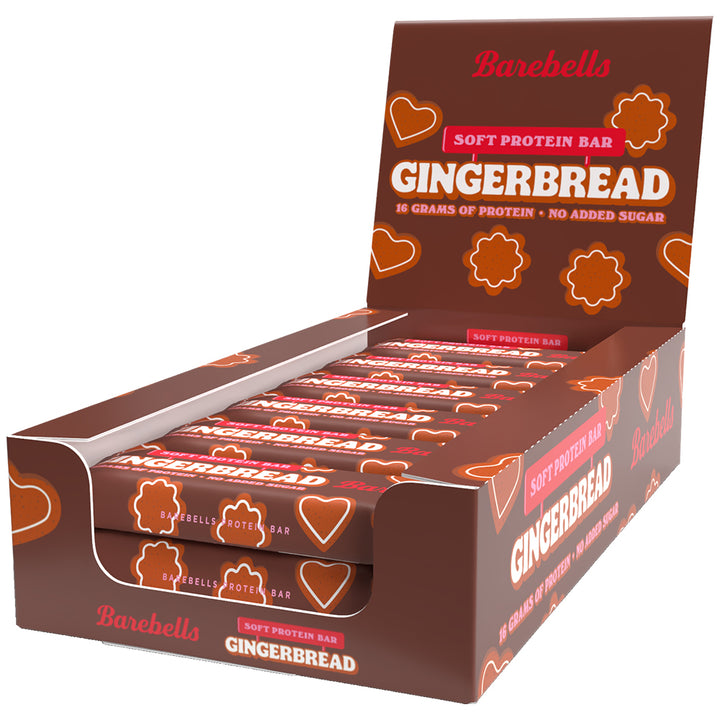 Barebells Soft-proteiinipatukka - Gingerbread (12 x 55 g)