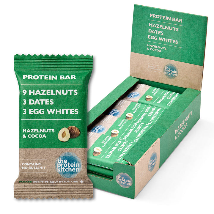 The Protein Kitchen Bar - Hazelnuts & Cocoa (12 x 50 g)