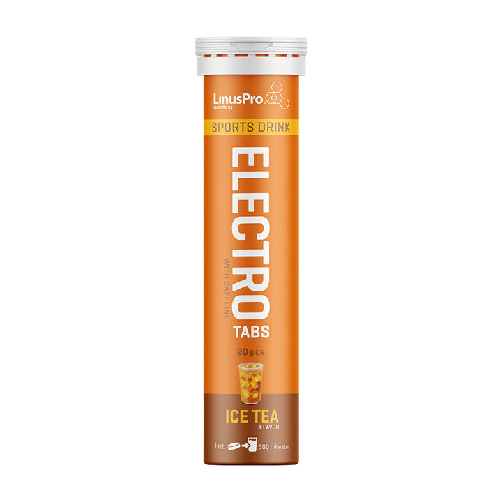 LinusPro Elektrolyytti Tabs + kofeiini - Ice Tea