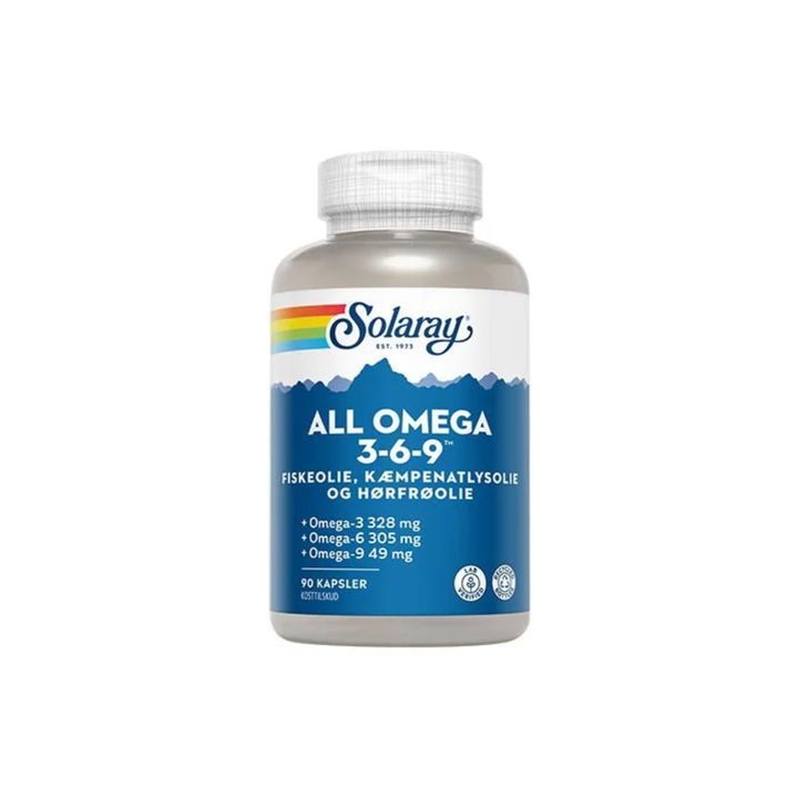 Solaray All Omega 3-6-9 (180 kapselia)