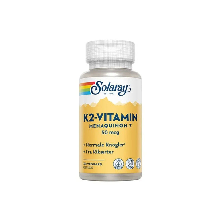 Solaray K2-vitamin 50 mcg (30 kapselia)