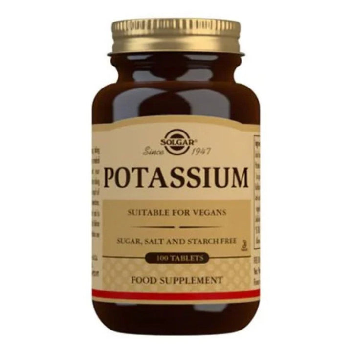 Solgar Kalium Potassium 99 mg (100 tablettia)