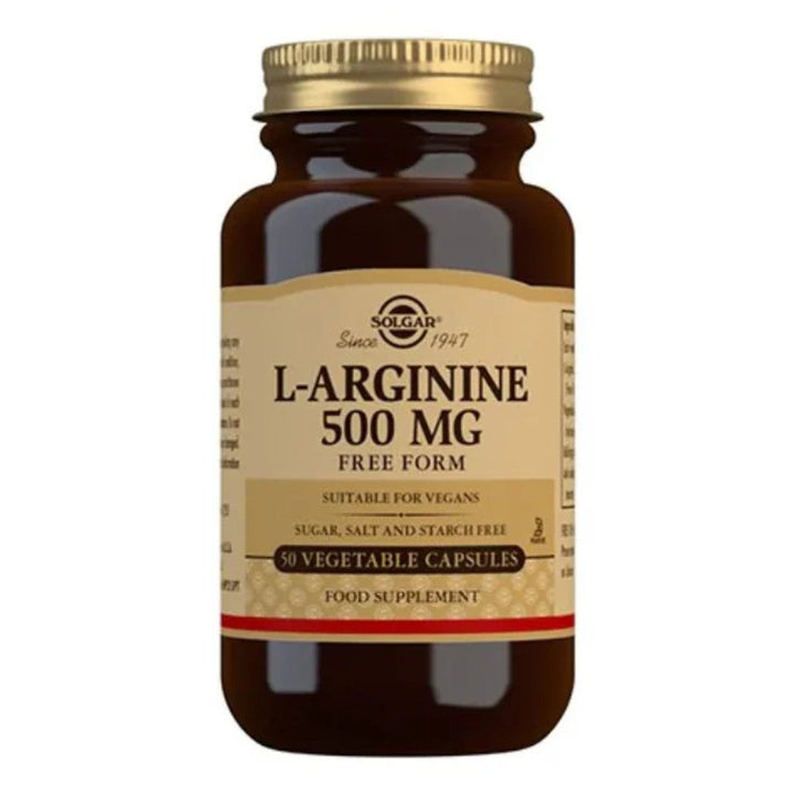 Solgar L-Arginin 500mg (50 kapselia)