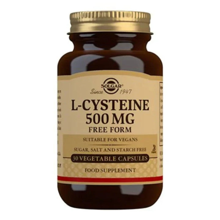 Solgar L-Cystein 500 mg aminosyre (30 kapselia)