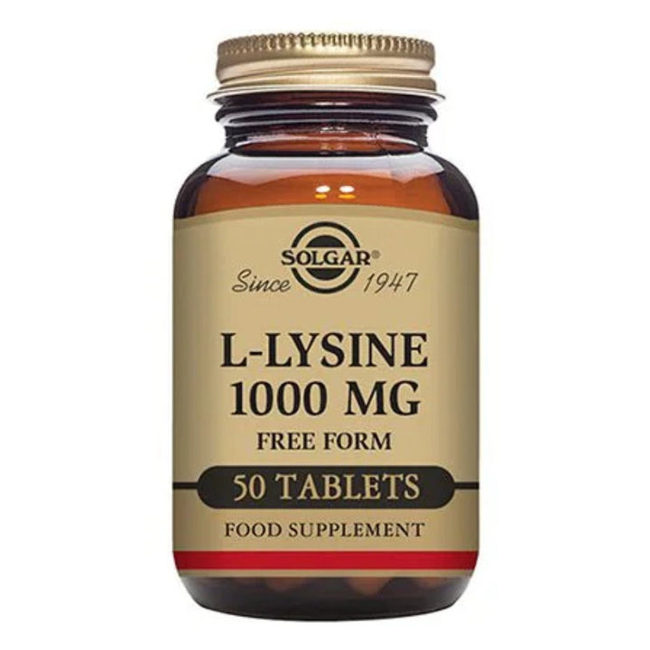 Solgar L-Lysine 1000 mg (50 tablettia)