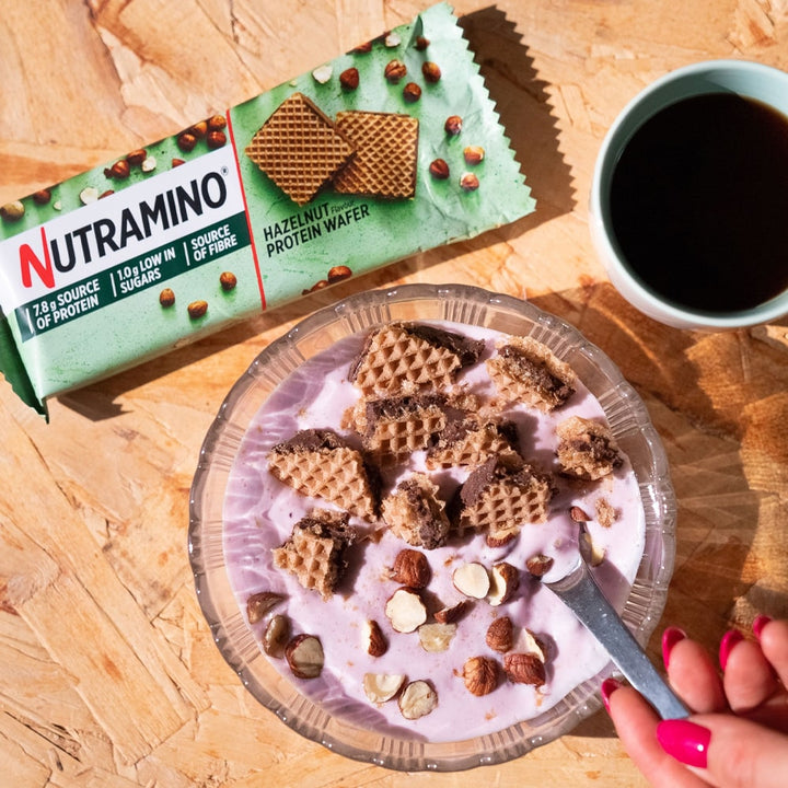 Nutramino Proteiinivohveli - Hazelnut (12 x 39 g)