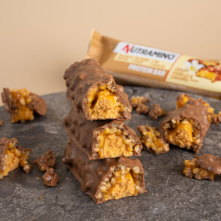 Nutramino Proteiinipatukka - Crispy Vanilla & Caramel (55 g)