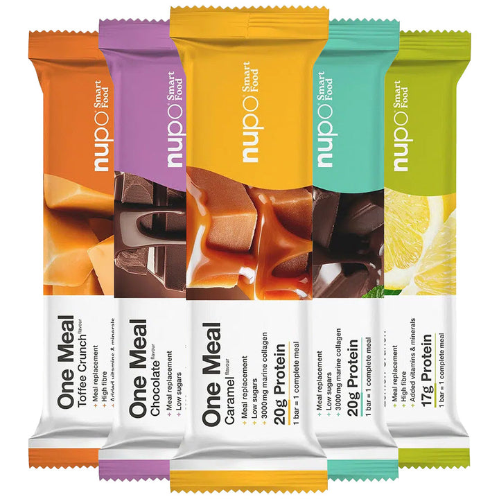 NUPO One Meal Bar - Mix & Match (10 x 60 g