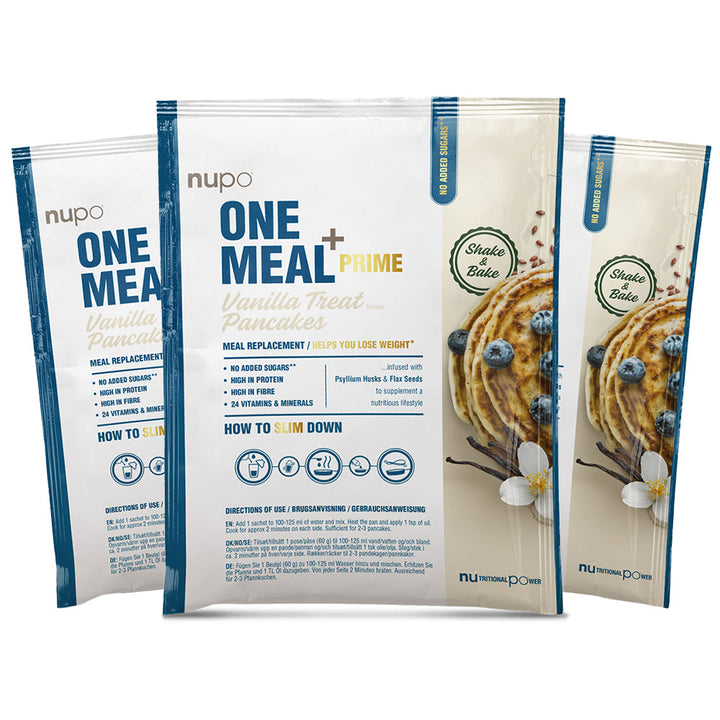 Nupo One Meal +Prime Pancake (8 x 60 g) - Vanilla Treat