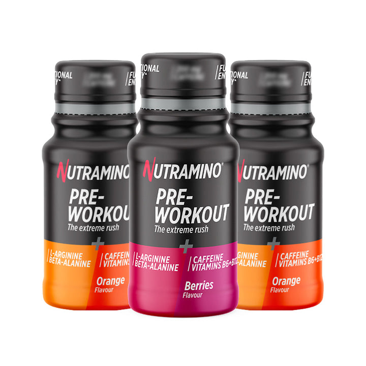 Nutramino Pre-Workout Shots - Mix & Match (12 x 60 ml)
