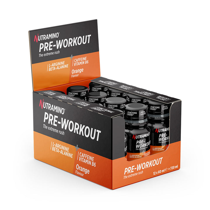 Nutramino Pre-Workout Shot - Orange (12 x 60 ml)