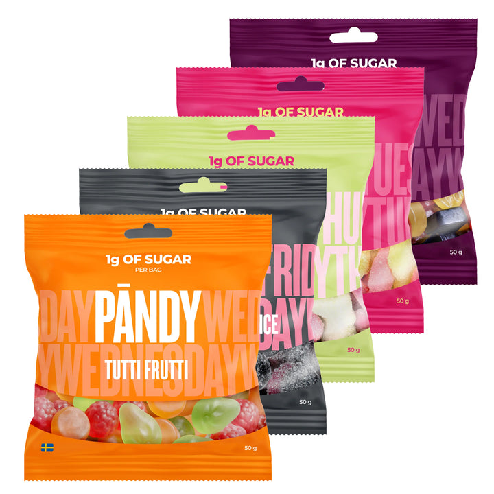 PÄNDY CANDY - Mix & Match (6 x 50 g)
