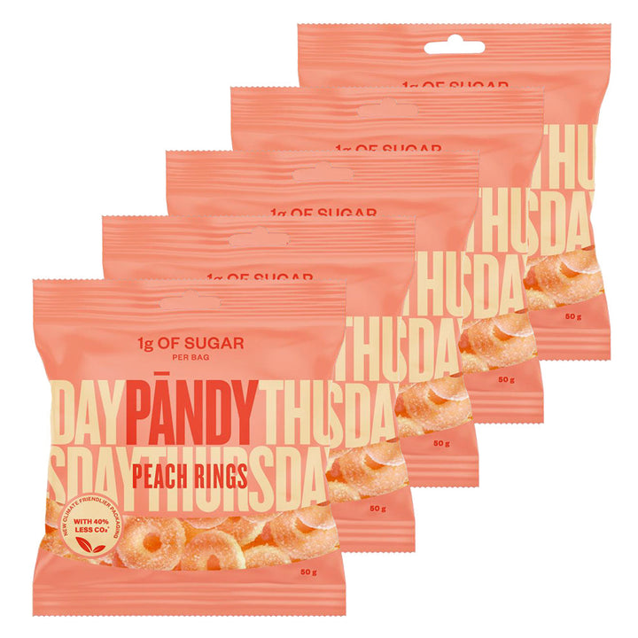 PANDY CANDY - Peach Rings (6 x 50 g)