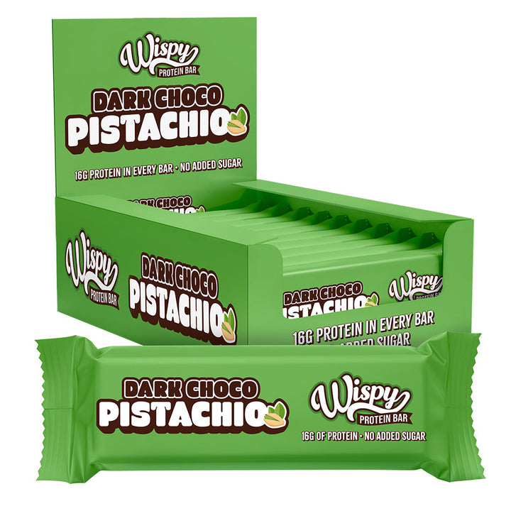 Wispy Proteiinipatukka - Dark Choco Pistachio (10 x 55 g)