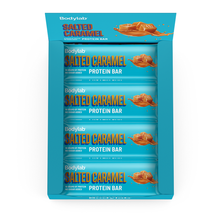 Bodylab Proteiinipatukka - Salted Caramel (12 x 55 g)