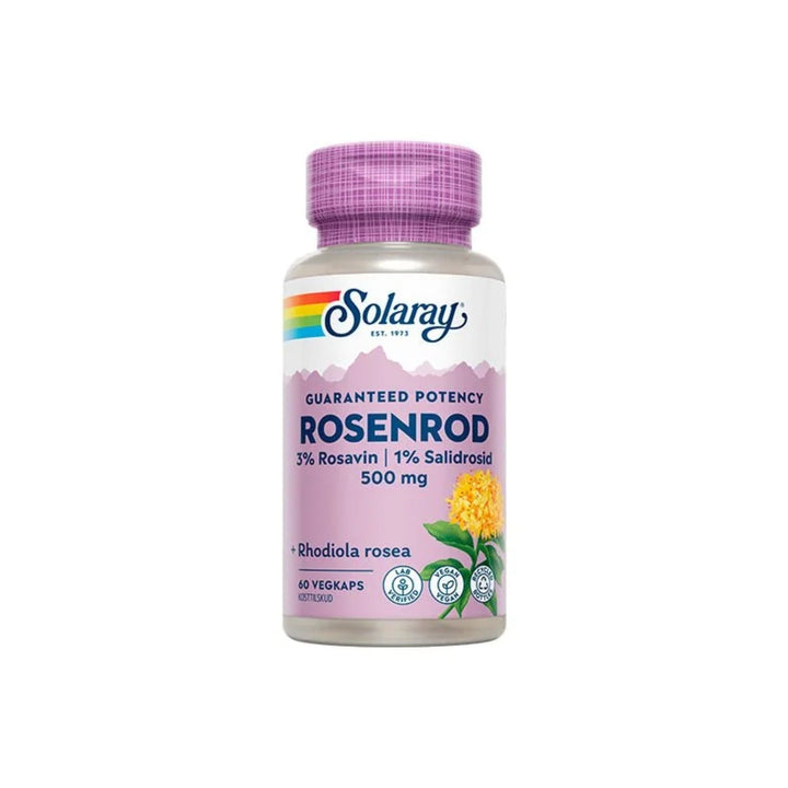 Solaray Rosenrod GP Ekstrakt 500 mg (60 kapselia)