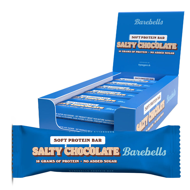 Barebells Soft-proteiinipatukka - Salty Chocolate (12 x 55 g)