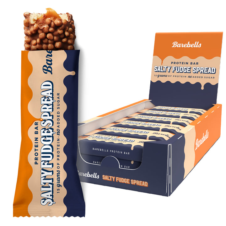 Barebells Proteiinipatukka - Salty Fudge Spread (12 x 45 g)