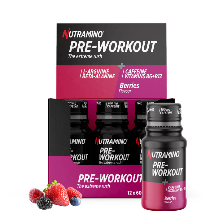 Nutramino Pre-Workout Shots - Mix & Match (12 x 60 ml)
