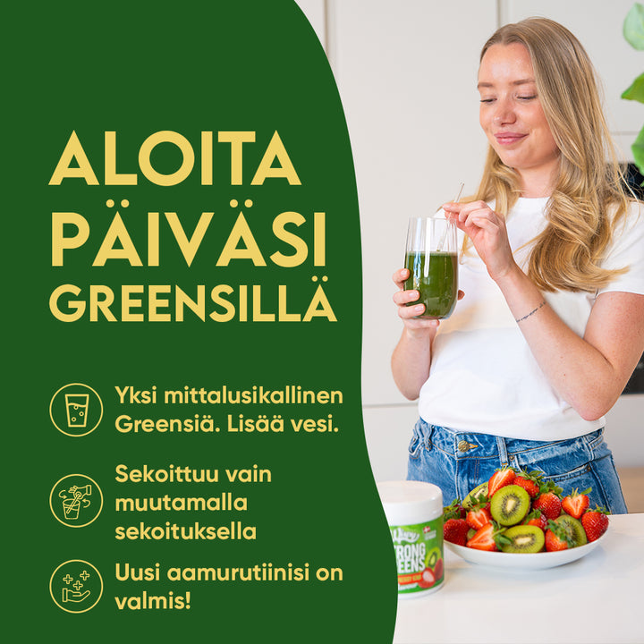Wispy Strong Greens - Minty Melon (300 g)