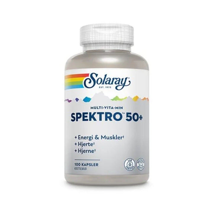 Solaray Spektro 50+ Multi-Vita-Min (100 kapselia)