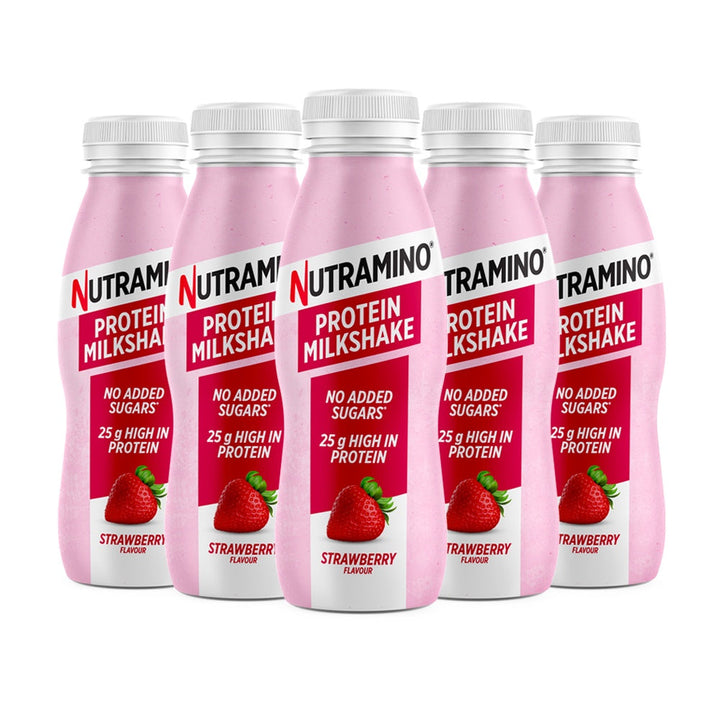 Nutramino Protein Milkshake Strawberry (5 x 330 ml)
