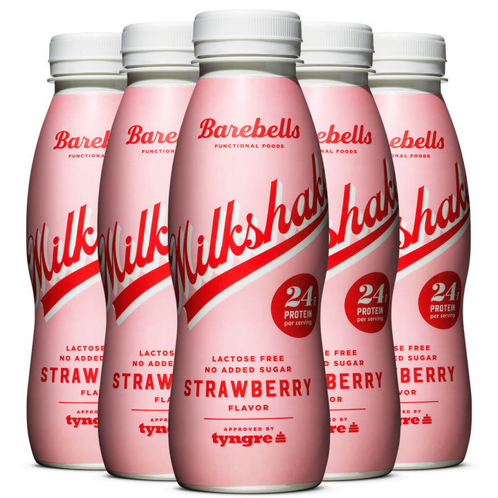 Barebells Milkshake - Strawberry (5 x 330 ml)