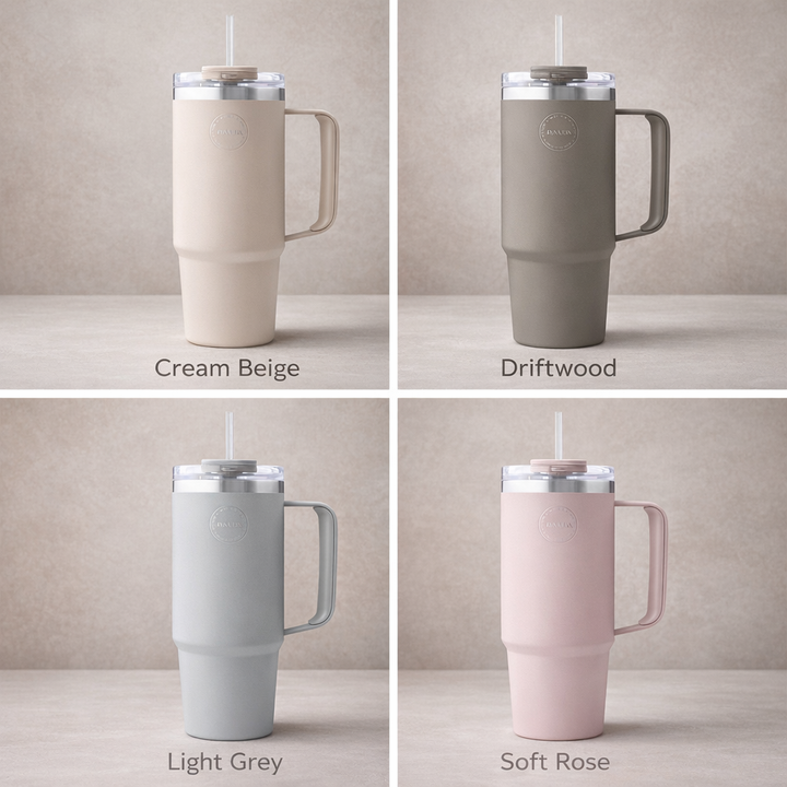 AYA&IDA Thermo Cup with Straw (885 ml)