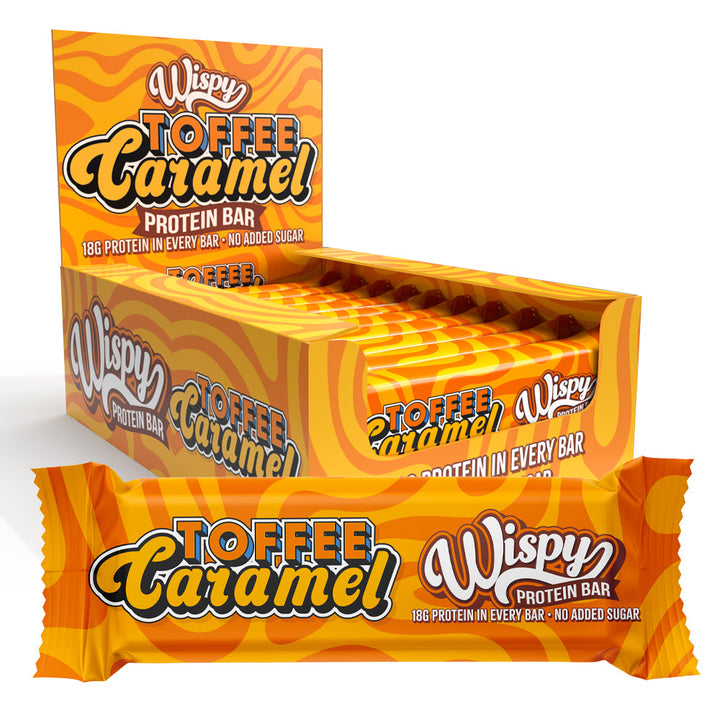 Wispy Proteiinipatukka - Toffee Caramel (10 x 55 g)