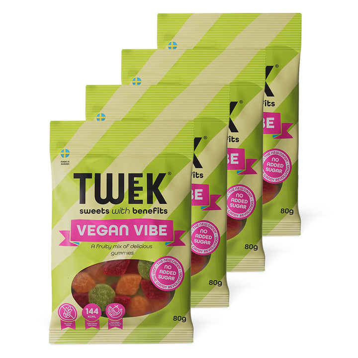 TWEEK Candy - Vegan Vibe (4 x 80 g)