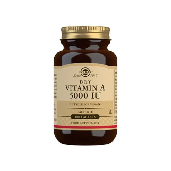 Solgar Vitamin A 1502 mcg (100 tablettia)
