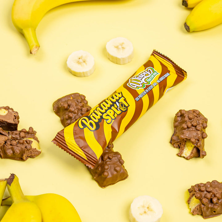 Wispy Proteiinipatukka - Banana Split (10 x 55 g)