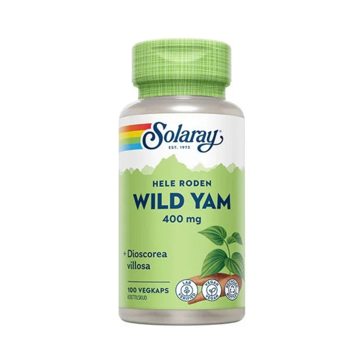 Solaray Wild Yam Root 400 mg (100 kapselia)
