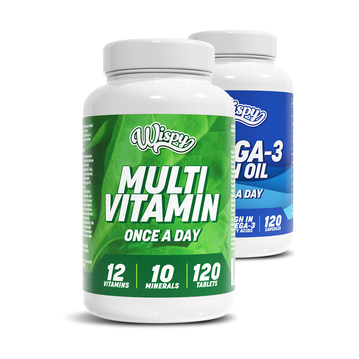 Wispy Omega 3 ja Monivitamiini (2 x 120 kpl)